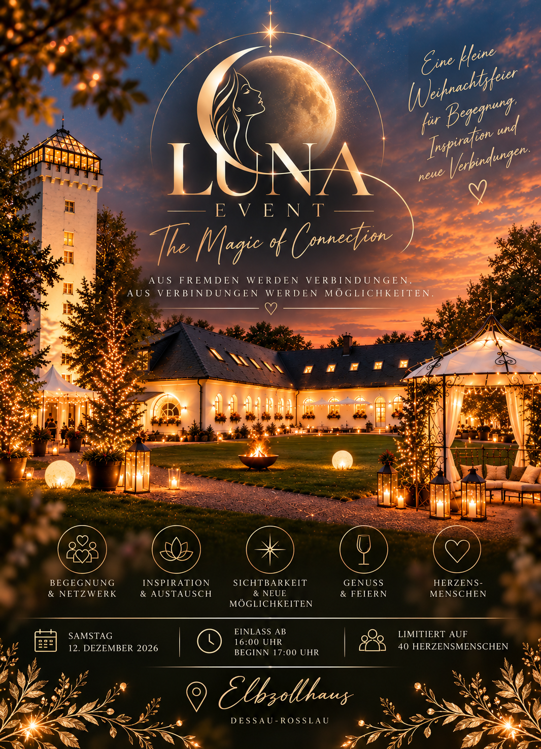 Luna Event Flyer – The Magic of Connection