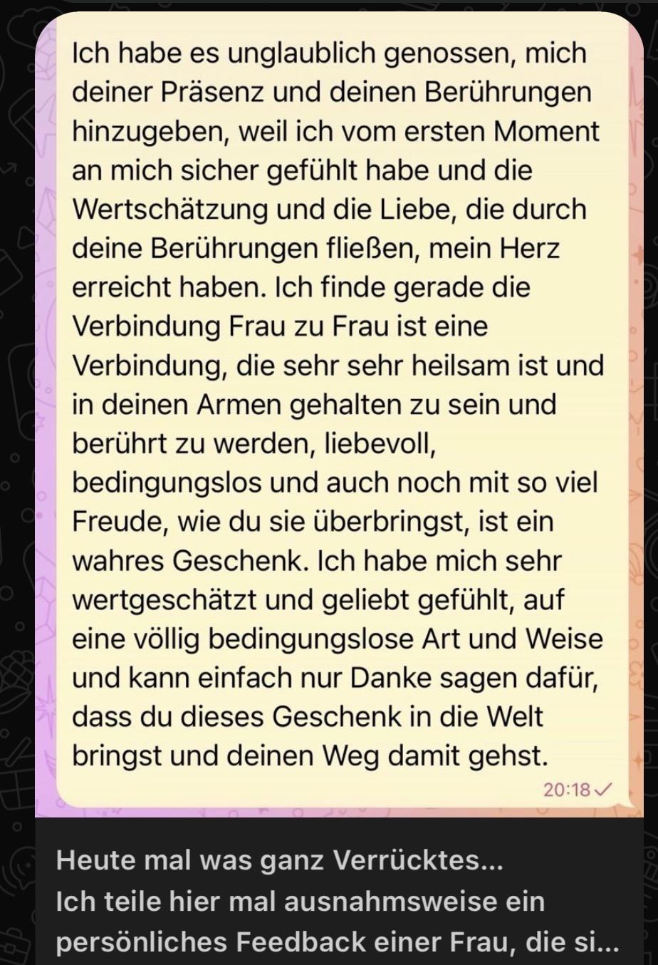 Feedback einer Kundin zur HERE TO SHINE Podcastfolge