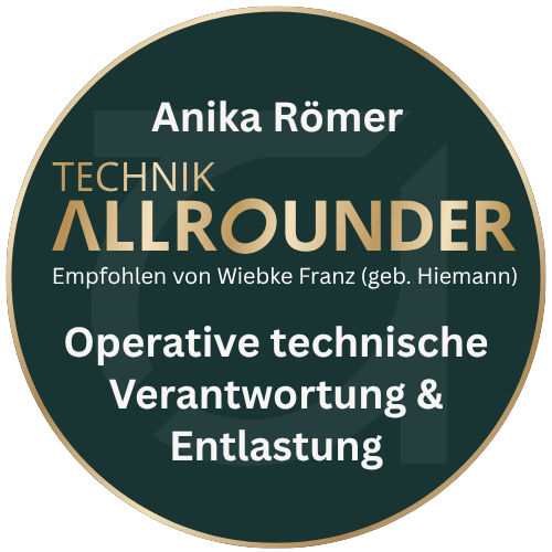 Anika Römer – zertifizierte Technik-Allrounderin
